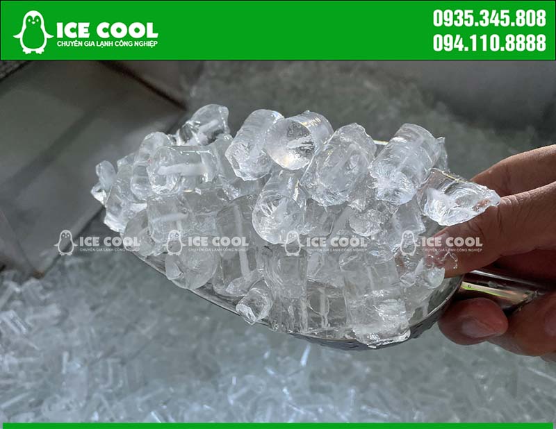 Đá viên sạch được làm từ máy đá viên ICE COOL