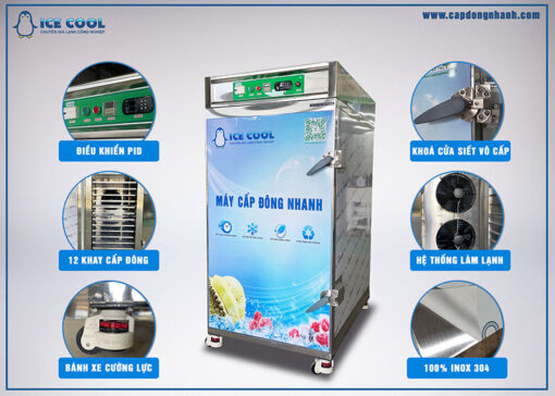 Máy cấp đông nhanh hiện đại ICE COOL