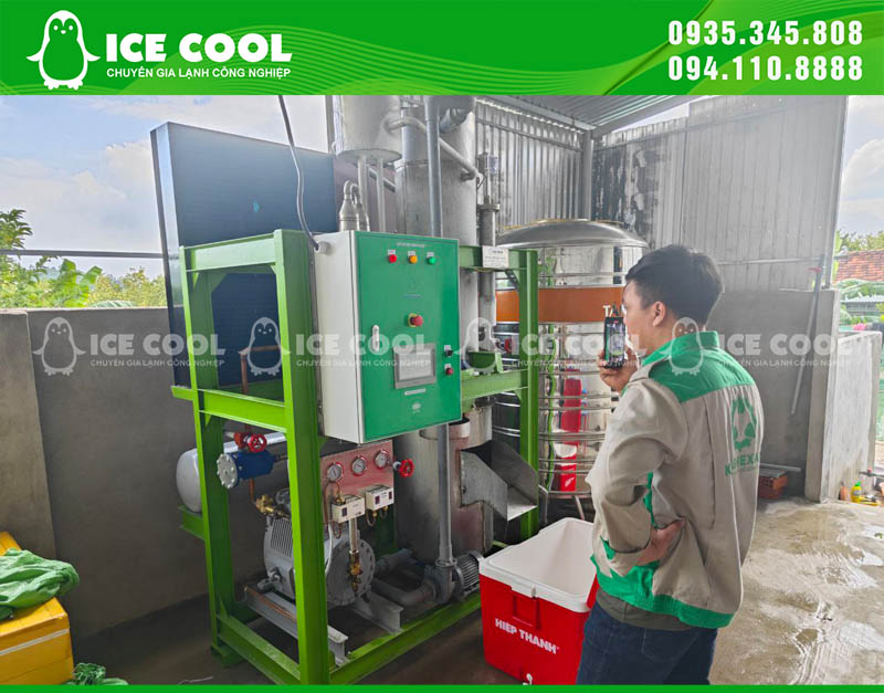 Máy đá viên 1 tấn ICE COOL chất lượng cao