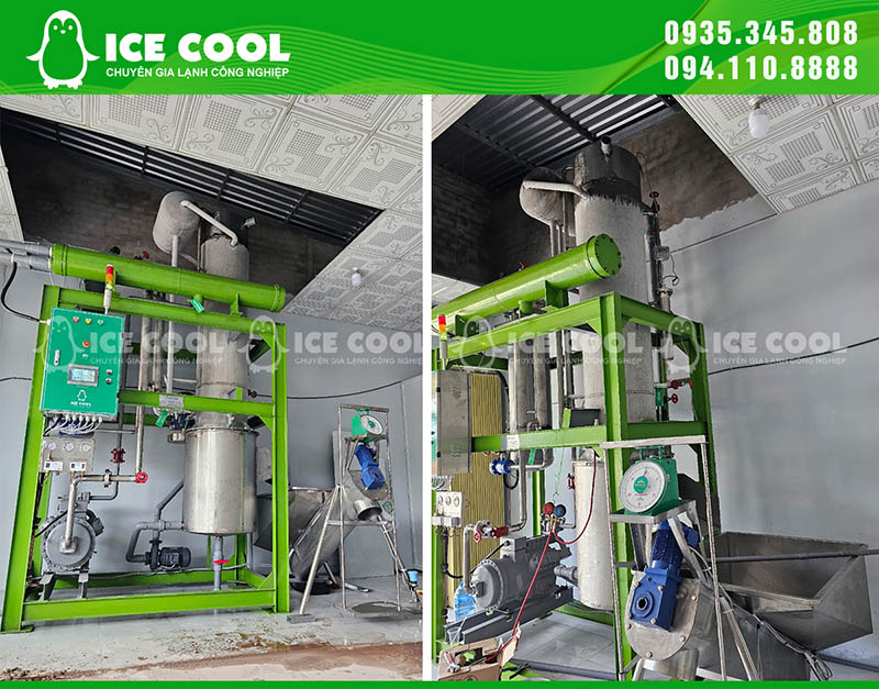 ICE COOL đã thành công trong việc lắp đặt máy làm đá cà phê 5 tấn tại Kiên Giang