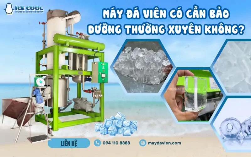 Máy đá viên có cần bảo dưỡng thường xuyên không?