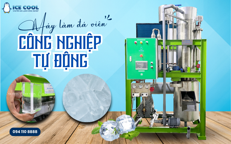 Đầu tư máy làm đá viên công nghiệp tự động
