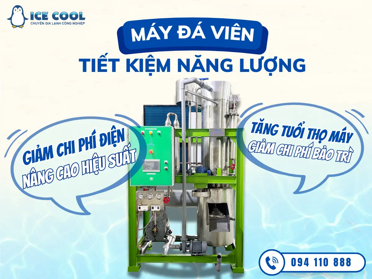 Vì sao nên đầu tư máy đá viên tiết kiệm năng lượng?