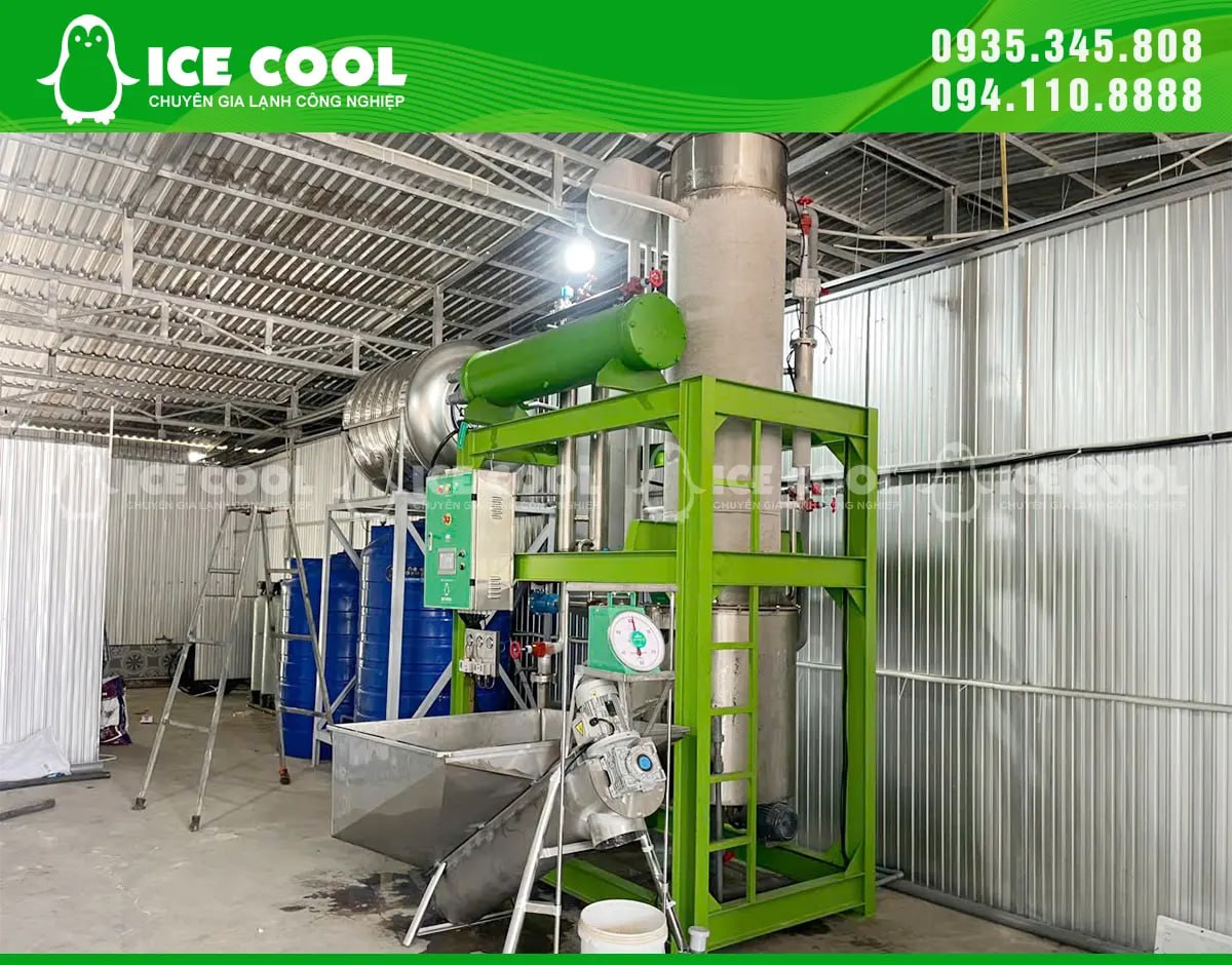 Máy đá viên 7 tấn ICE COOL đáp ứng tốt nhu cầu kinh doanh của khách hàng