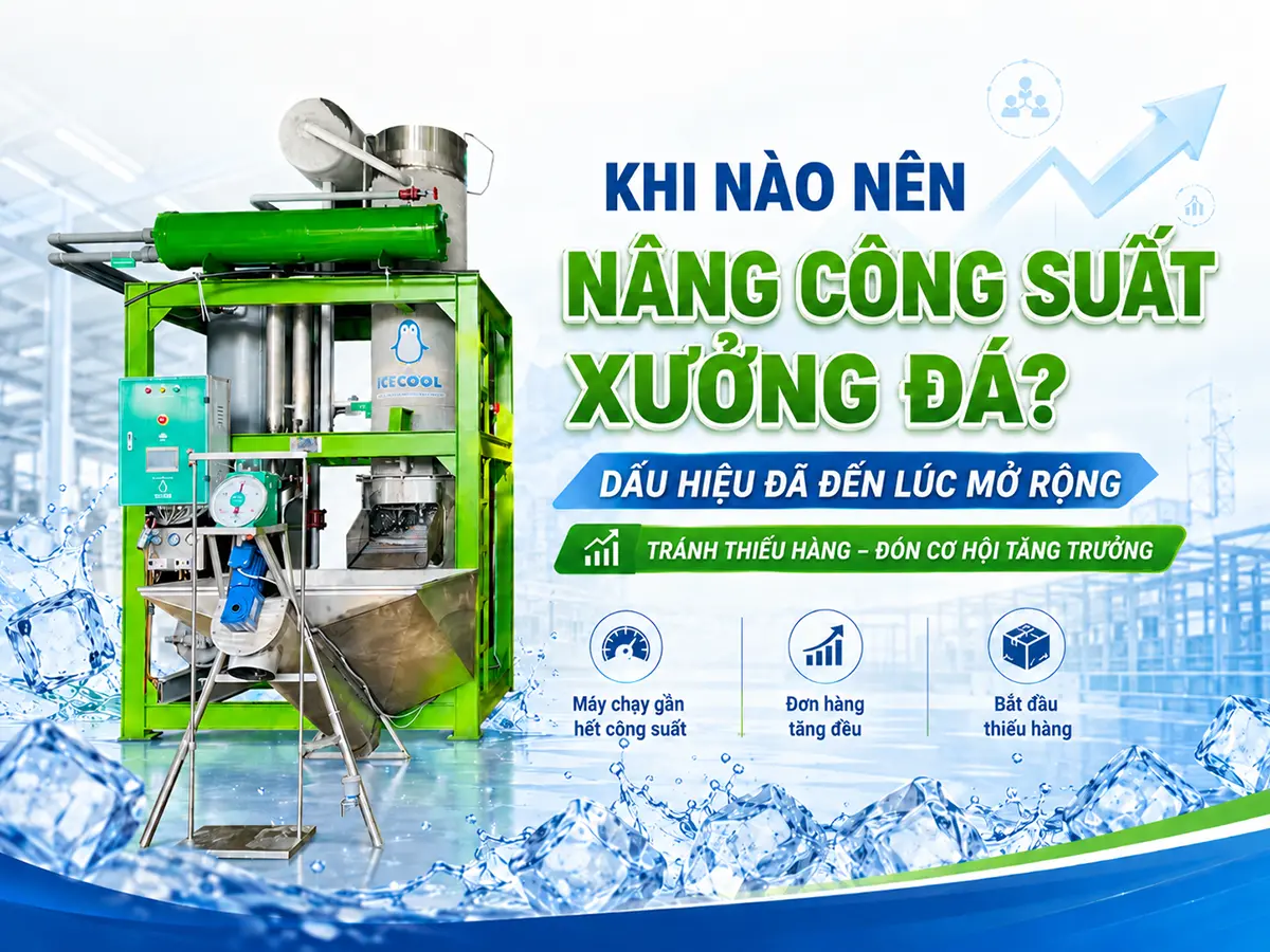 Khi nào nên nâng công suất xưởng đá? Khi máy hiện tại thường xuyên chạy gần tối đa nhưng vẫn không đủ sản lượng giao cho khách.