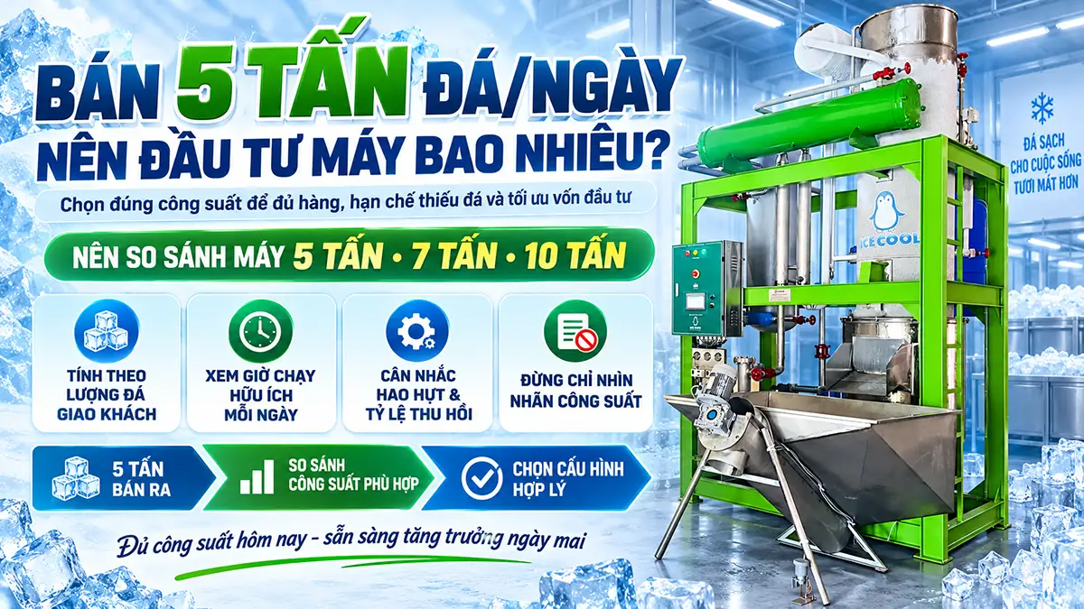 1 ngày bán 5 tấn đá nên đầu tư máy bao nhiêu? Cách chọn công suất